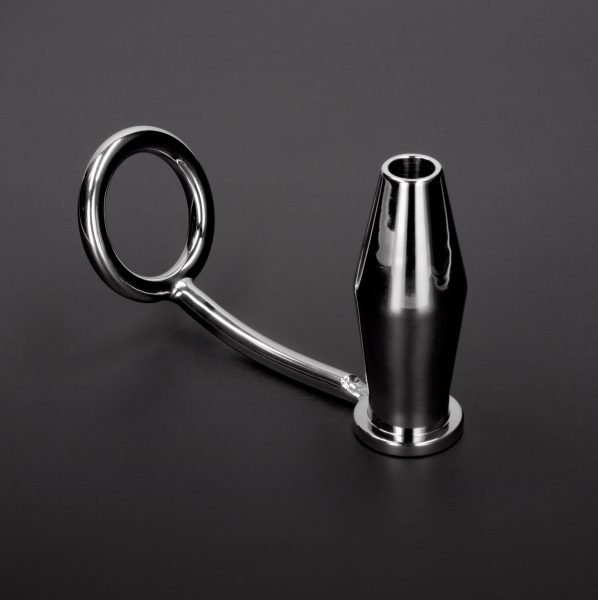 Intruder Cock Ring with Tunnel Butt Plug 50mm - Triune